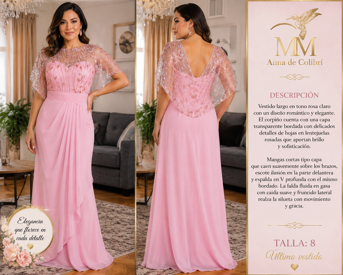 Blush pink Evening Gown