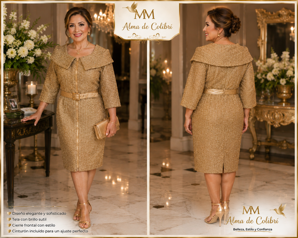 Gold Shimmer Dress