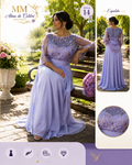 ✨ Timeless Lavender Elegance Gown